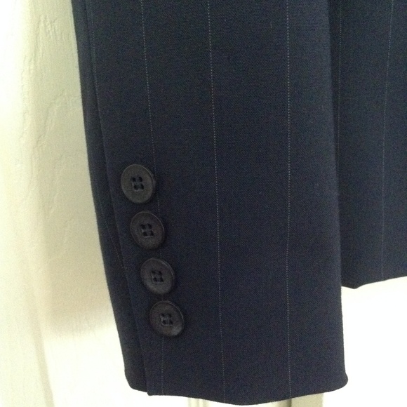 The Limited Dark Navy Pinstripe Pant Suit - Picture 5 of 8